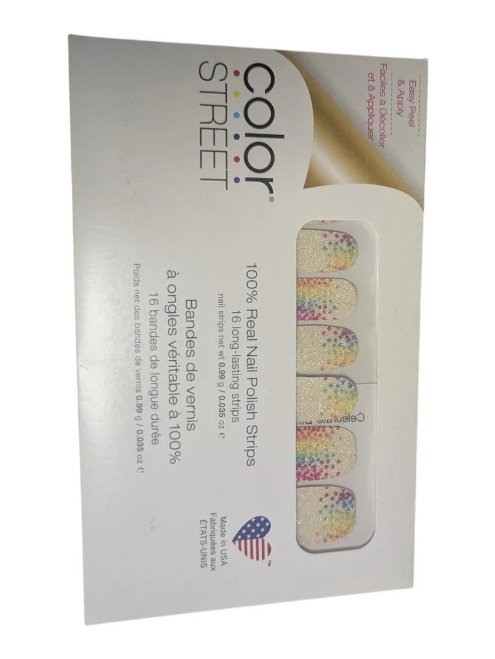 Color Street white glitter